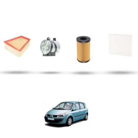 Kit tagliando 4 filtri compatibile con Renault Scenic II / Grand Scenic 2.0 Dci 110kw Dal 2005 (1/5)