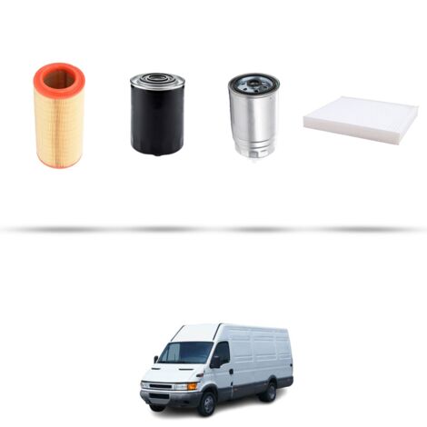 Kit tagliando 4 filtri compatibile con Iveco Daily III 29-11 Turbo 77kw dal 1999 (1/5)
