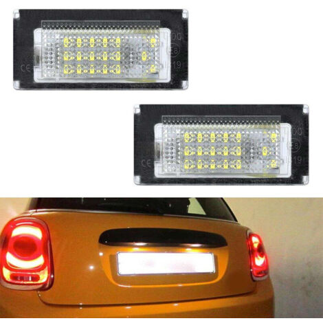KIT LUCI TARGA A LED COMPATIBILE CON MINI COOPER R50 R52 R53, VETRO TRASPARENTE (1/4)