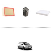 Kit tagliando 3 filtri compatibile con Toyota Avensis Verso 2.0 16v 110kw Dal 2001