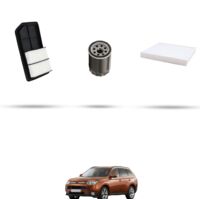 Kit tagliando 3 filtri compatibile con Mitsubishi Outlander III 2.4 Hybrid 165kw dal 2019