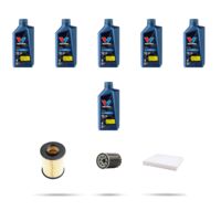 Kit tagliando 3 FILTRI e 6L OLIO compatibile con Ford Kuga II 2.0 EcoBoost 178kw dal 2017