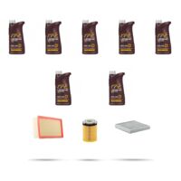 Kit tagliando 3 FILTRI e 7L OLIO compatibile con Mercedes Classe SLC (R172) 200 135kw Dal 2016