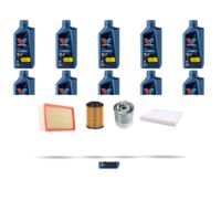 Kit tagliando 4 FILTRI e 11L OLIO compatibile con Mercedes Sprinter II (906) 213 CDI 95kw Dal 2006 al 2016