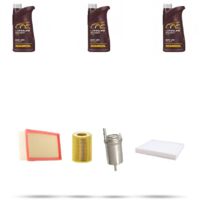 Kit tagliando 4 FILTRI e 3L OLIO compatibile con Skoda Fabia I (6Y2,6Y3,6Y5 ) 1.2 12 V 47kw dal 2003