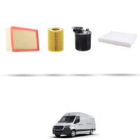 Kit tagliando 4 filtri compatibile con Mercedes Sprinter III (907,910) 419 CDI 140kw dal 2018