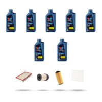 Kit tagliando 4 FILTRI e 7L OLIO compatibile con Renault Laguna III 2.0 dCI 110kw dal 2007
