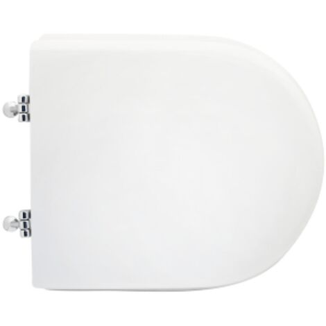 SEDILE WC PER SANITOSCO VASO FREE CHIUSO FORMA 7 Bianco - Cerniere A passanti DH (1/4)