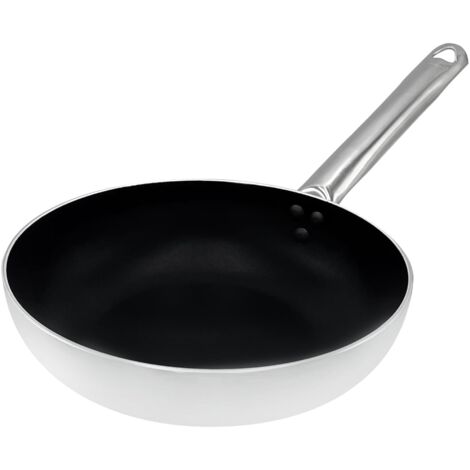 Pentole agnelli alluminio antiaderente 3 mm padella svasata alta a saltare cm 36