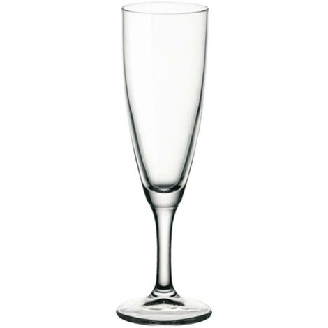 Set 6 calici bicchieri prosecco flute fluttino 15 cl bormioli rocco