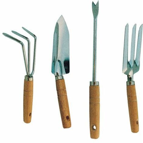 SET 4 ATTREZZINI DA GIARDINO M/LEGNO IMP19660 GLI SPECIALISTI DEL VERDE CF 6 (1/2)