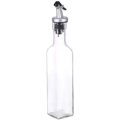 Olive Oil Bottle, Olive Oil Dispenser, Glass Bottles and Pourer for Kitchen, with Drip-Free Pouring Spout, Liquid Condiment Container, 250ml