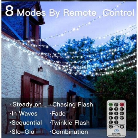 LED String Lights 100m 1000LED, Christmas Lights IP44 Waterproof with ...