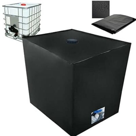 Water Tank Cover, 1000L IBC Tank Cover, Dustproof, UV Resistant, Rainproof (116 x 100 x 120 cm)