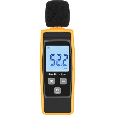 V·RESOURCING 30130 dB Manual Sound Level Tester Noise Meter Decibel with Backlit Digital LCD Display for Indoor/Outdoor Use [Max/Min/Hand Function]