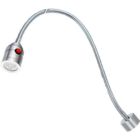 Magnetic Gooseneck Lamp, 5W 24V Gooseneck LED Work Light Tube Length 500mm Magnetic Base Tool Lamp for Workbench Repair