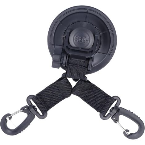 Camping Suction Cup, Multifunctional Suction Cup Tie Down Straps with Fixing Hooks, Suction Cup Anchors Suction Cup Mount Powerful Suction Cup Hooks for Camping, Mobile Homes, Households