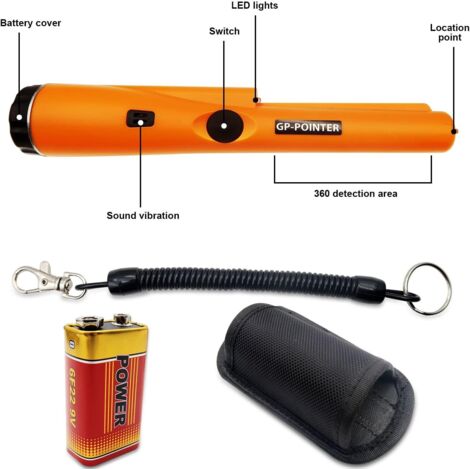 Pinpointer, IP66 Waterproof Pinpointer Metal Detector, Metal Detectors ...