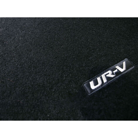 4 Black Embroidered Carpet Rugs