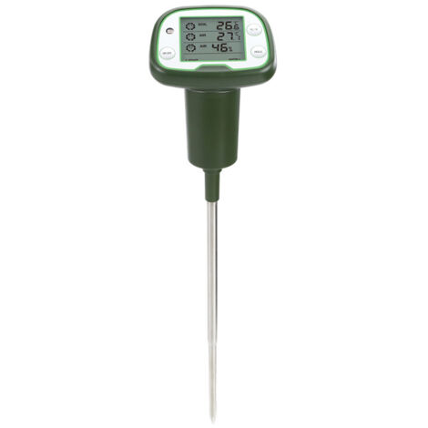 Soil Moisture Meter Air Temperature Humidity Detector Digital Plant Environment Tester for Greenhouse Planting (1/5)