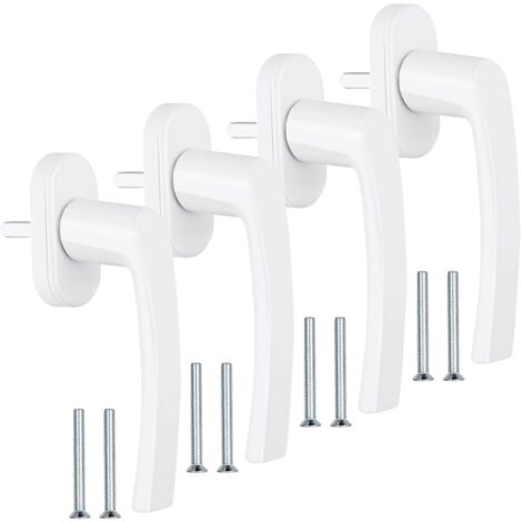 4 Pieces Window Handle, PVC Window Handle without Locking Cylinder with ...