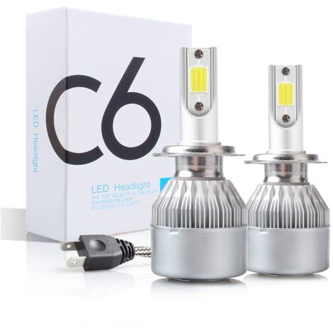 C6 H1 H3 LED Headlight Bulbs H7 LED Car Trips H4 880 H11 HB3 9005 HB4 9006 H13 6000K 72W 12V 7200LM Auto Headlamps (Socket Type : H1) (1/5)