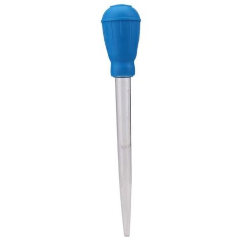 Mini Manual Water Changer Fish Tank Water Changer Aquarium Dropper Small Fish Tank Suction Pipe Pump Clean Device(Blue)