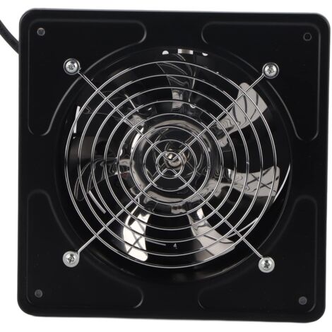 6" Extractor Fan 150mm Hole Diameter 40W Air Extractor Wall Mounted Exhaust Fan for Kitchen Bathroom(Black)
