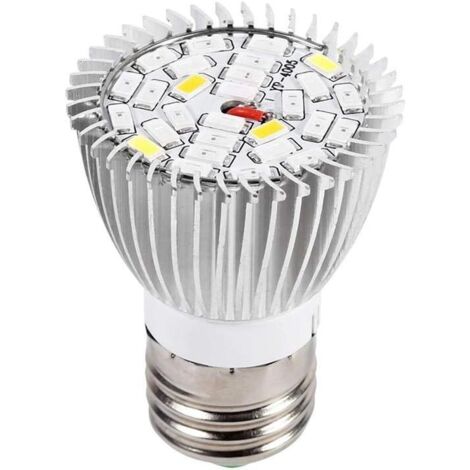 Grow Light Bulb, LED Grow Light Bulb 10W E27 High Power Panel Full Spectrum LED Greenhouse Hydroponic Vegs Potted Flower Plant Grow Bulb Indoor Growing Lamp