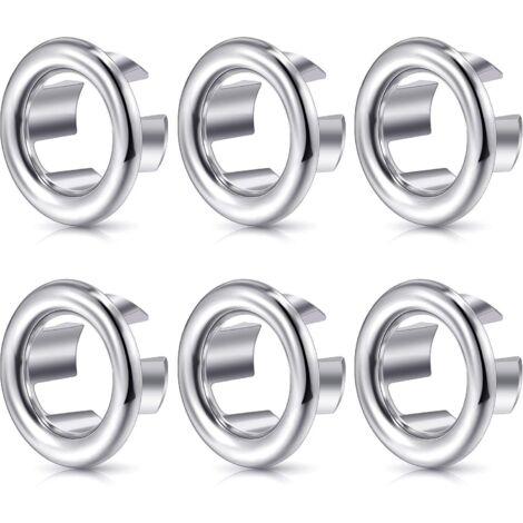 2pcs Basin Overflow Cover, Sink Overflow Ring, Round Overflow - View #4