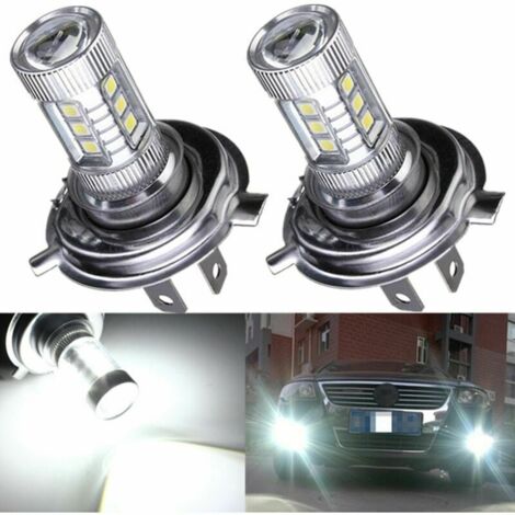2Pcs H4 80W Car LED Replacement Bulbs LED Headlight Bulb Kit Super Bright Light (1/5)