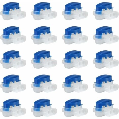 Pack of 20 Resin Filled Cable Connectors for Automower Robot Lawn Mower (1/5)