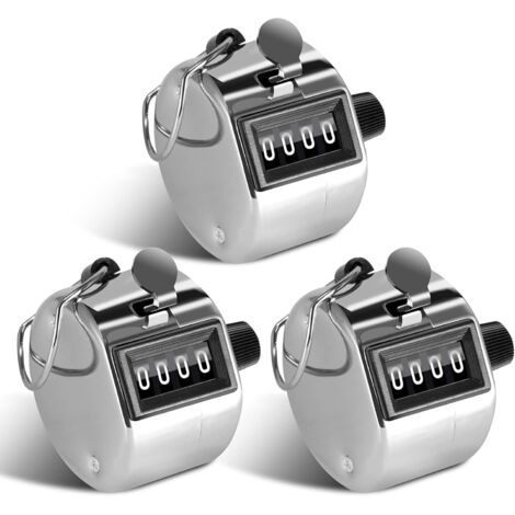Digit Manual Counter Passage Counter for People Counter, Golf Sport, Trainer School, 3Pcs