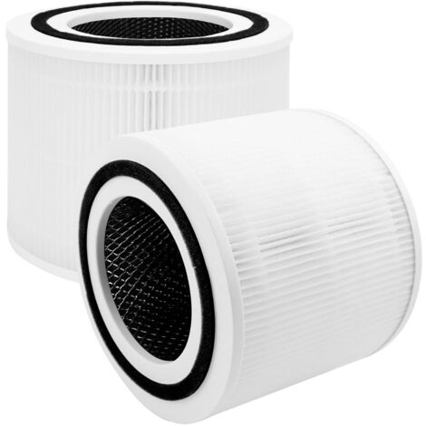 2 Pack Air Purifier Filter for LEVOIT Core 200S, H13 HEPA Replacement Filter for LEVOIT Core 200S, Core 200S-RF Air Purifier. High-Efficiency Activated Carbon