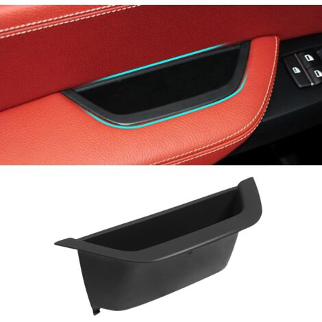 Compatible with X3 F25 2010-2016 and X4 F26 2014-2017 door handles, interior door handle trim, front door handle, left interior handle for F25 and F26, handle cover - black