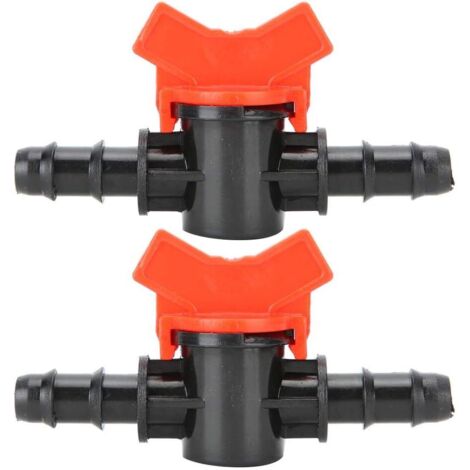 2 pcs Fish Tank Regulator Valves, Water Flow Controller Tube Pipe Connector Aquarium Air Pump Accessories Aquarium Fish Tank Control Valves (10mm)