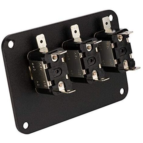 12V 20A 3-Group Car Rocker Switch Panel with Quick Stop Cover for Red ...