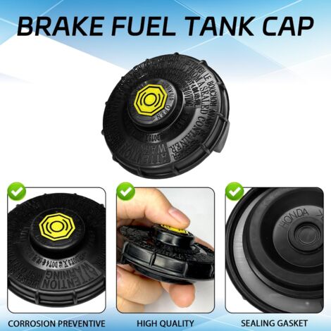Replacement brake fluid reservoir cap for Honda, brake master cylinder