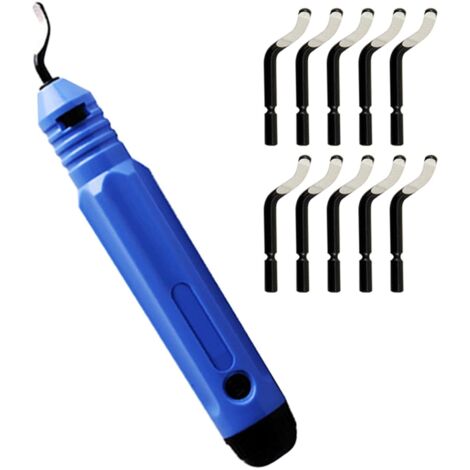 1 Piece Deburring Tool, Deburring, Deburrer, Deburring Tool, Metal Deburrer, Metal Deburring Tool, Deburring Pen, Metal Deburring Blades, Deburrer, With 10 Piece Rotary Deburring Blades (1/5)