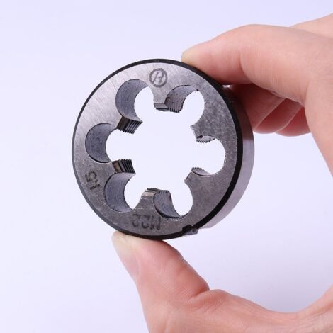 Metric dies, M22 x 1.5mm metric straight hand thread die, 1pc