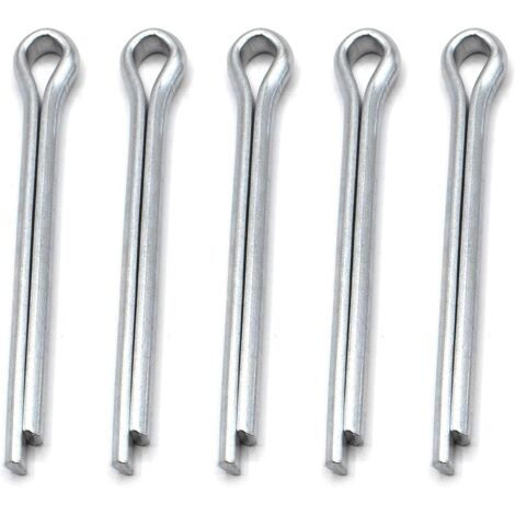 Safety split pins, galvanized split pins 4mm x 36mm [10 pcs] (1/5)