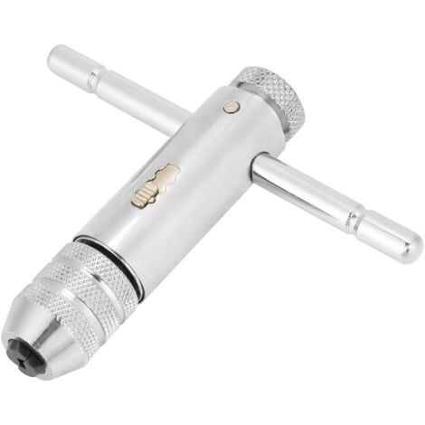 M3-M8 Ratchet Tap and Die Set with Adjustable T-Handle for Taps and Dies (M3-M8)