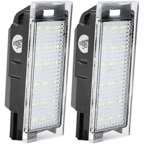 Set of 2 LED license plate lights for Twingo/Clio/Megane/Lagane cars (1/5)