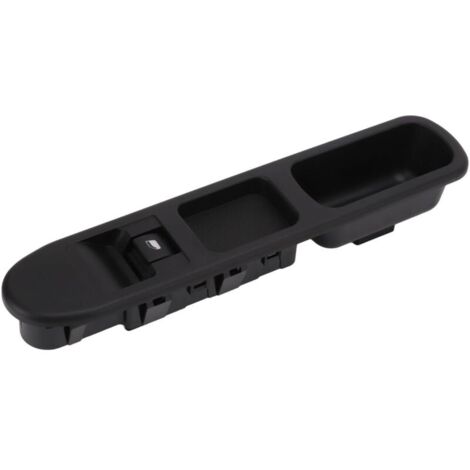 Passenger side power window switch 6490.HQ ABS black sensitive replacement for PEUGEOT 207
