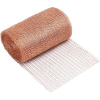 9M Copper Mesh Pest Control, Flexible Knitted Copper Net, Copper Filter Mesh, Copper Wire Mesh Protection for Home Garden Anti Rodent Insects Snails, Double Layer