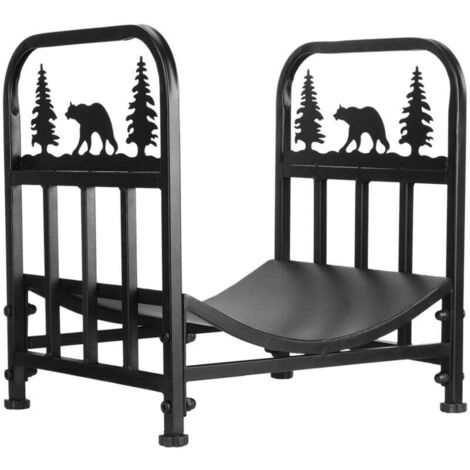 Ulisem Robustes Holzregal aus Stahl für den Innen- und Außenbereich ...