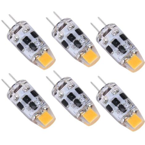 G4 2W LED-Lampe, entspricht 20W Halogenlampe, warmweiß, 12V–24V AC/DC ...