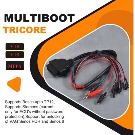 MPPS V18 MAIN+ TRICORE + MULTIBOOT mit Tricore-Kabel ...