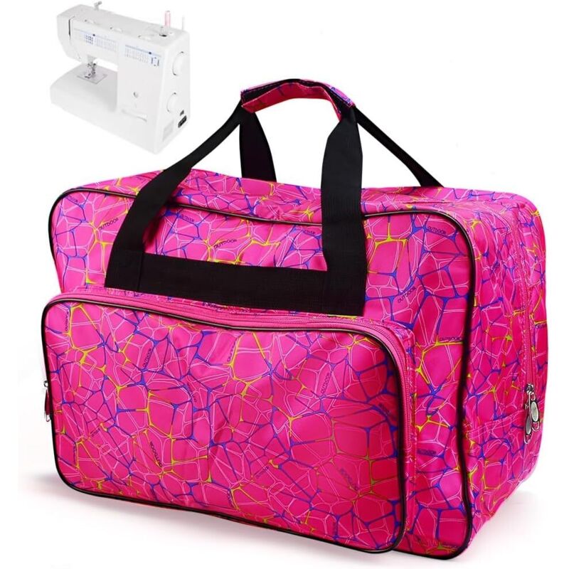 Sac De Transport Machine à Coudre En Nylon Noir - Housse Protection Robuste Avec Poche