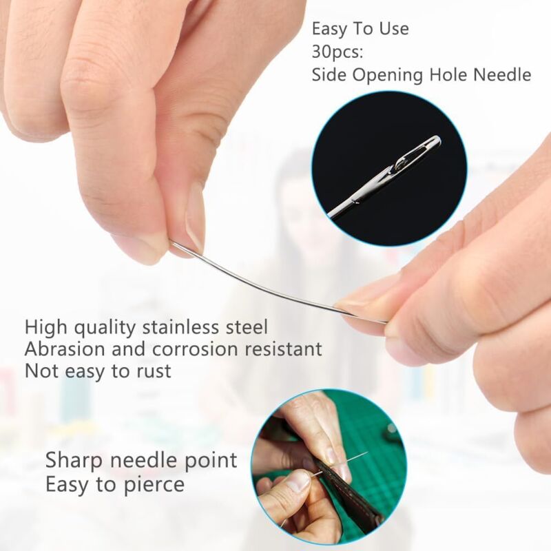 Aiguilles à Enfilage Automatique, Pour Personnes âgées, épingles à Coudre à Enfiler A On